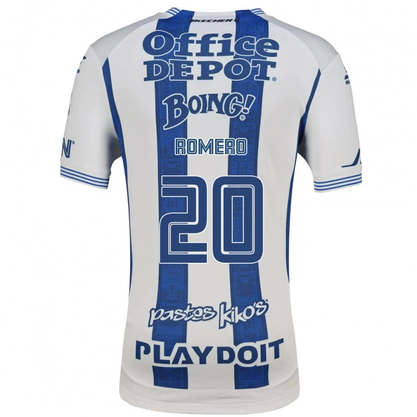 Danxen Criança Camisola Tamara Romero #20 Branco Azul Marinho Principal 2026/27 Camisa