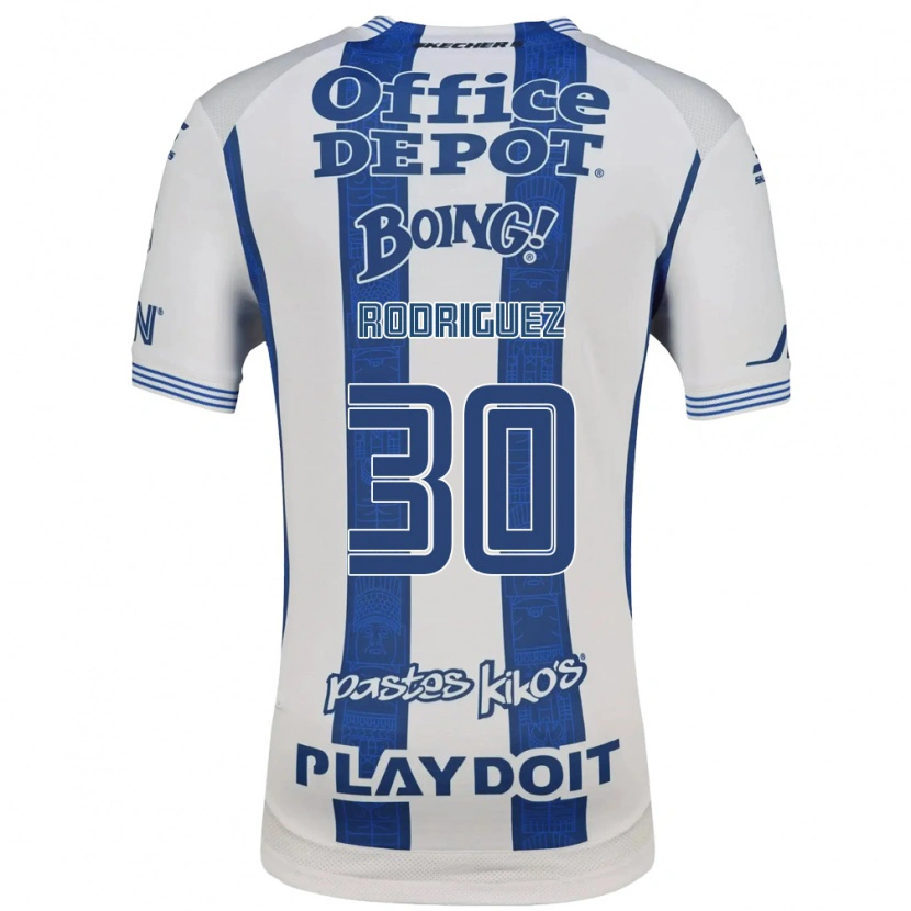 Danxen Criança Camisola Lenin Rodríguez #30 Branco Azul Marinho Principal 2026/27 Camisa