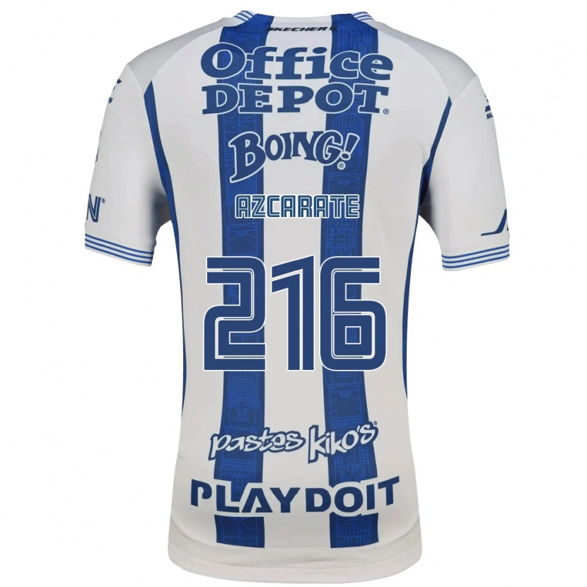 Danxen Criança Camisola Yerar Azcárate #216 Branco Azul Marinho Principal 2026/27 Camisa