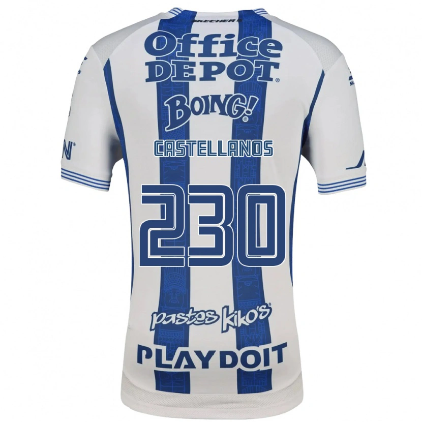 Danxen Criança Camisola Edson Castellanos #230 Branco Azul Marinho Principal 2026/27 Camisa