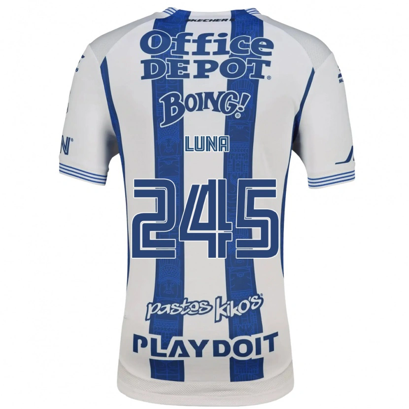 Danxen Criança Camisola Irving Luna #245 Branco Azul Marinho Principal 2026/27 Camisa