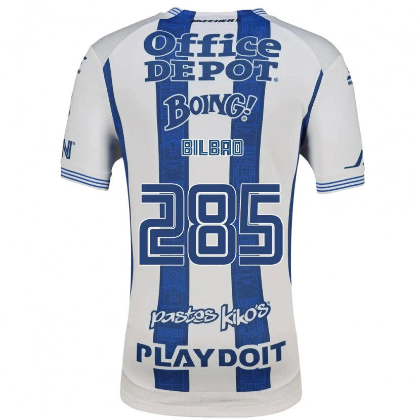 Danxen Criança Camisola Julián Bilbao #285 Branco Azul Marinho Principal 2026/27 Camisa