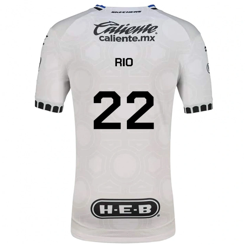Danxen Criança Camisola Martín Rio #22 Branco Preto Azul Principal 2026/27 Camisa