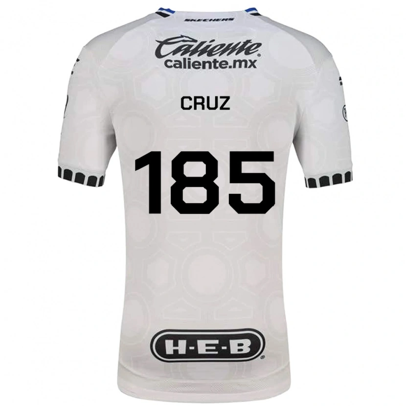 Danxen Criança Camisola Axel Cruz #185 Branco Preto Azul Principal 2026/27 Camisa
