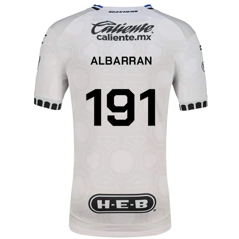 Danxen Criança Camisola Emilio Albarran #191 Branco Preto Azul Principal 2026/27 Camisa