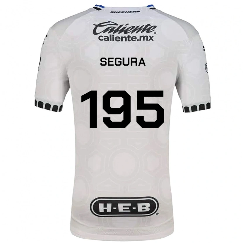 Danxen Criança Camisola Rubén Segura #195 Branco Preto Azul Principal 2026/27 Camisa