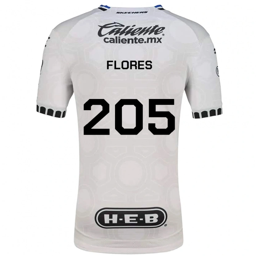 Danxen Criança Camisola Rolando Flores #205 Branco Preto Azul Principal 2026/27 Camisa