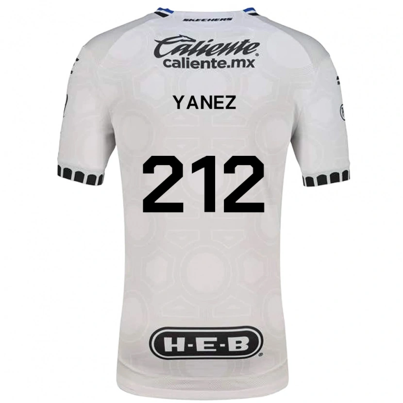 Danxen Criança Camisola Sebastián Yánez #212 Branco Preto Azul Principal 2026/27 Camisa
