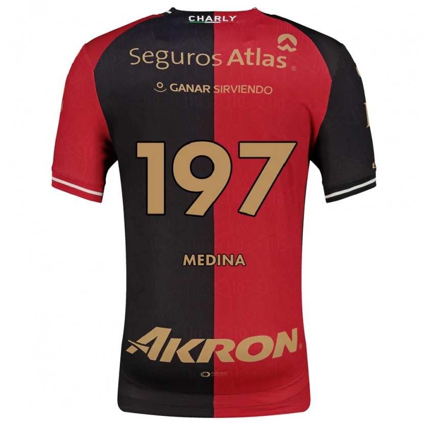 Danxen Criança Camisola Héctor Medina #197 Vermelho Preto Marrom Principal 2026/27 Camisa