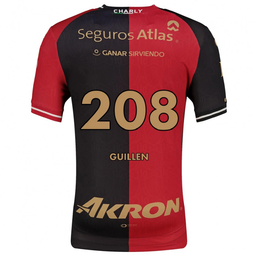 Danxen Criança Camisola Jesús Guillén #208 Vermelho Preto Marrom Principal 2026/27 Camisa