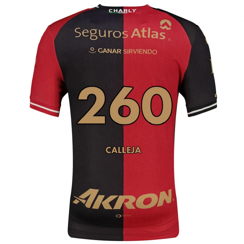 Danxen Criança Camisola Diego Calleja #260 Vermelho Preto Marrom Principal 2026/27 Camisa