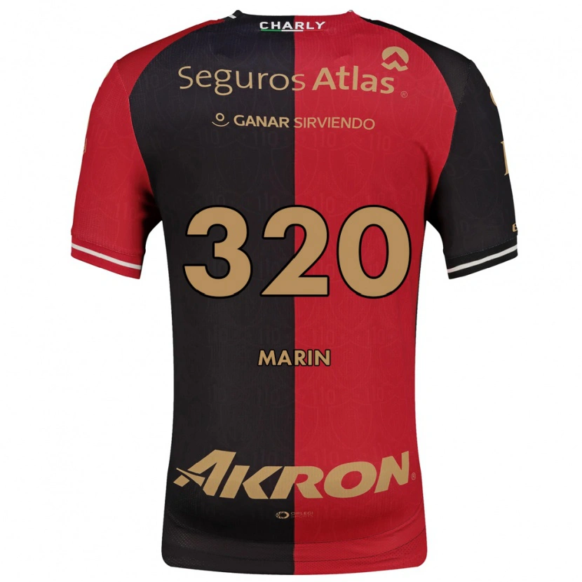 Danxen Criança Camisola Donato Marín #320 Vermelho Preto Marrom Principal 2026/27 Camisa