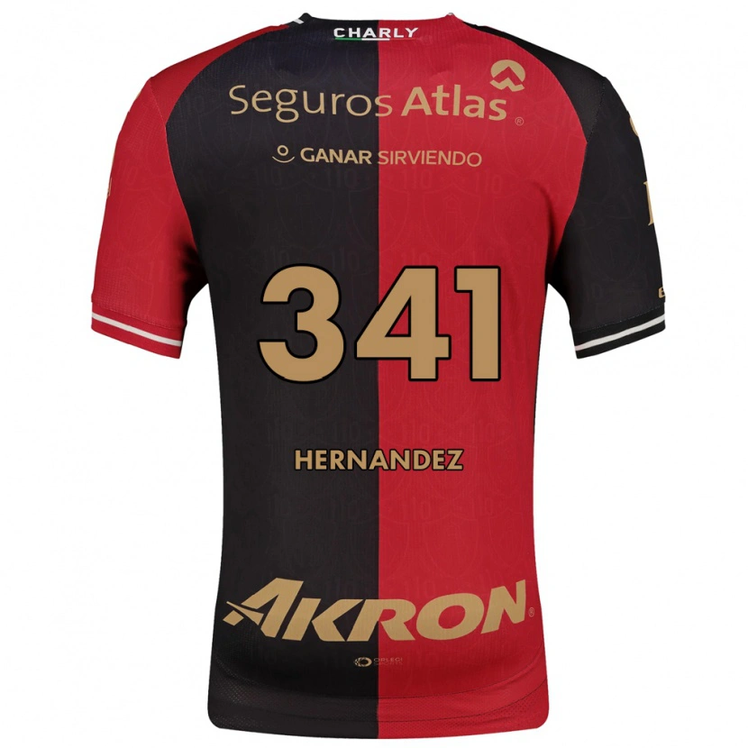Danxen Criança Camisola Leonardo Hernández #341 Vermelho Preto Marrom Principal 2026/27 Camisa