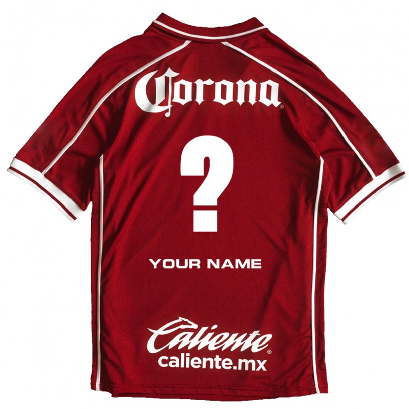 Danxen Criança Camisola Seu Nome #0 Branco Vermelho Principal 2026/27 Camisa