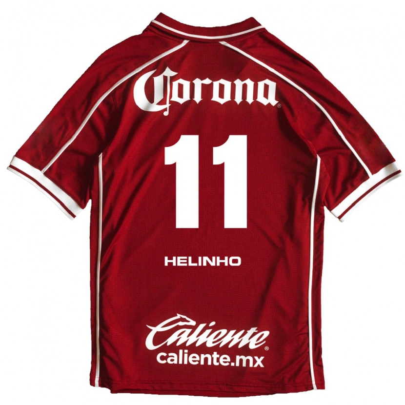 Danxen Criança Camisola Helinho #11 Branco Vermelho Principal 2026/27 Camisa