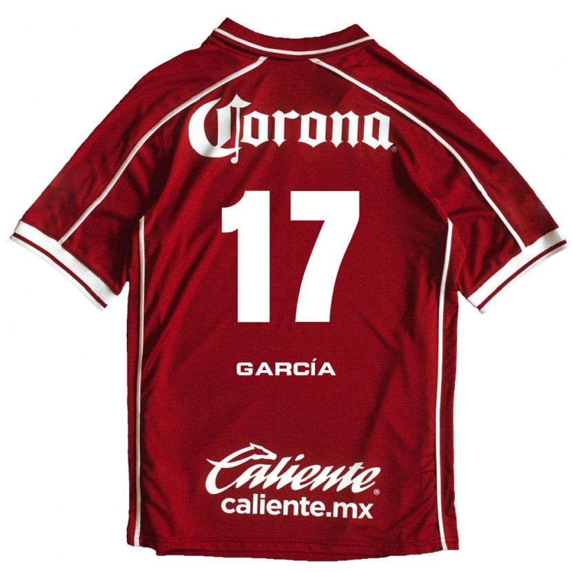 Danxen Criança Camisola Brian García #17 Branco Vermelho Principal 2026/27 Camisa