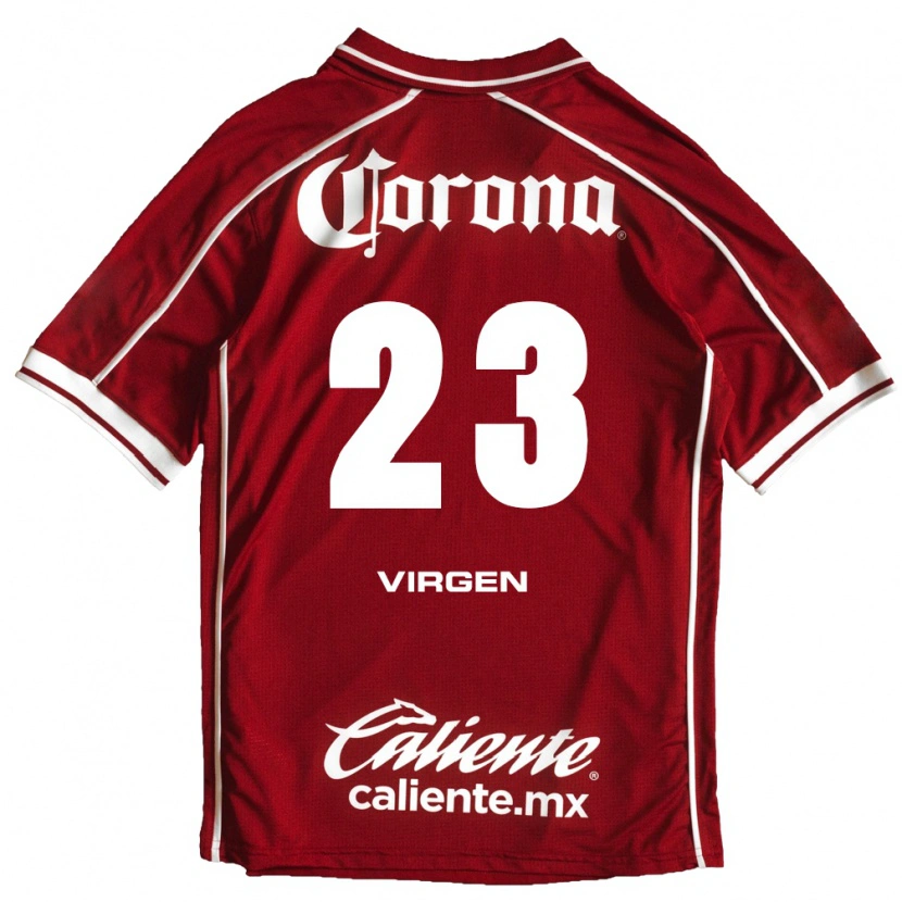 Danxen Criança Camisola Oswaldo Virgen #23 Branco Vermelho Principal 2026/27 Camisa