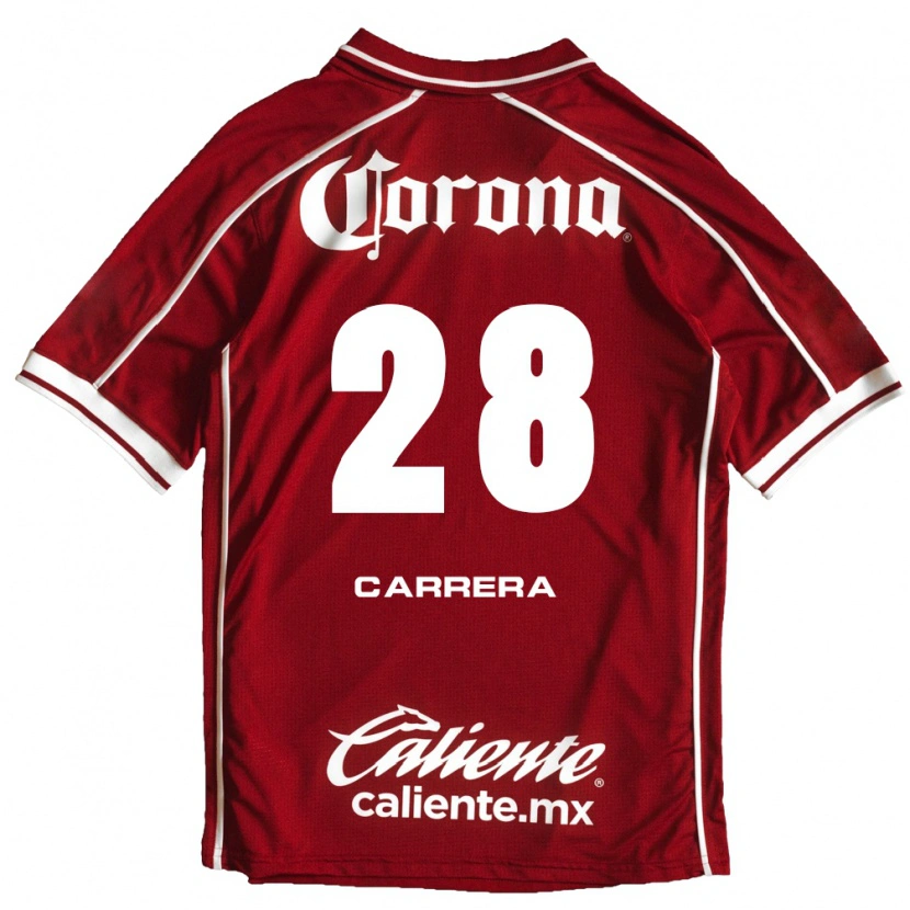 Danxen Criança Camisola Nico Carrera #28 Branco Vermelho Principal 2026/27 Camisa