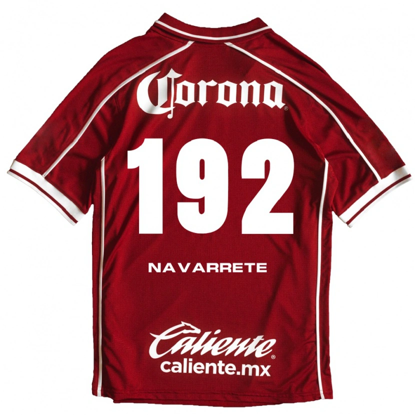 Danxen Criança Camisola Luis Navarrete #192 Branco Vermelho Principal 2026/27 Camisa