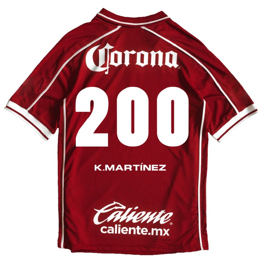 Danxen Criança Camisola Kevin Martínez #200 Branco Vermelho Principal 2026/27 Camisa