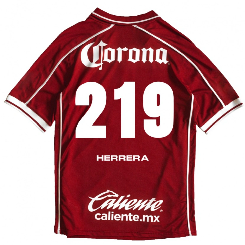 Danxen Criança Camisola Emilio Herrera #219 Branco Vermelho Principal 2026/27 Camisa