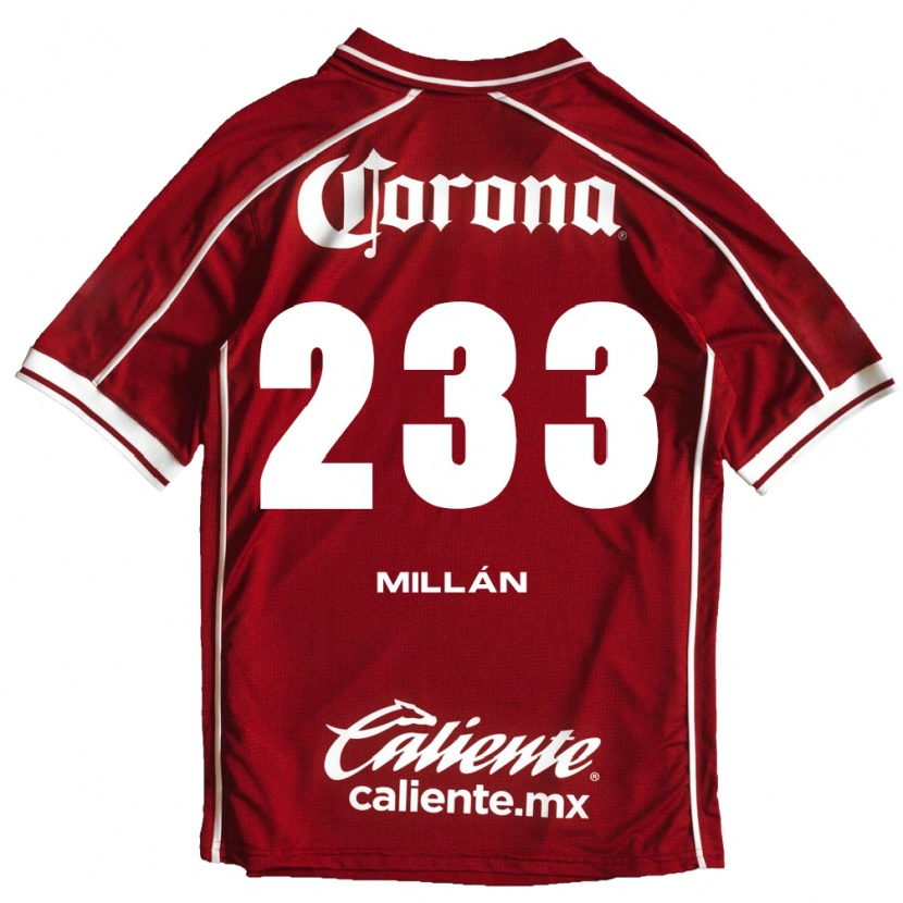 Danxen Criança Camisola Dariel Millán #233 Branco Vermelho Principal 2026/27 Camisa