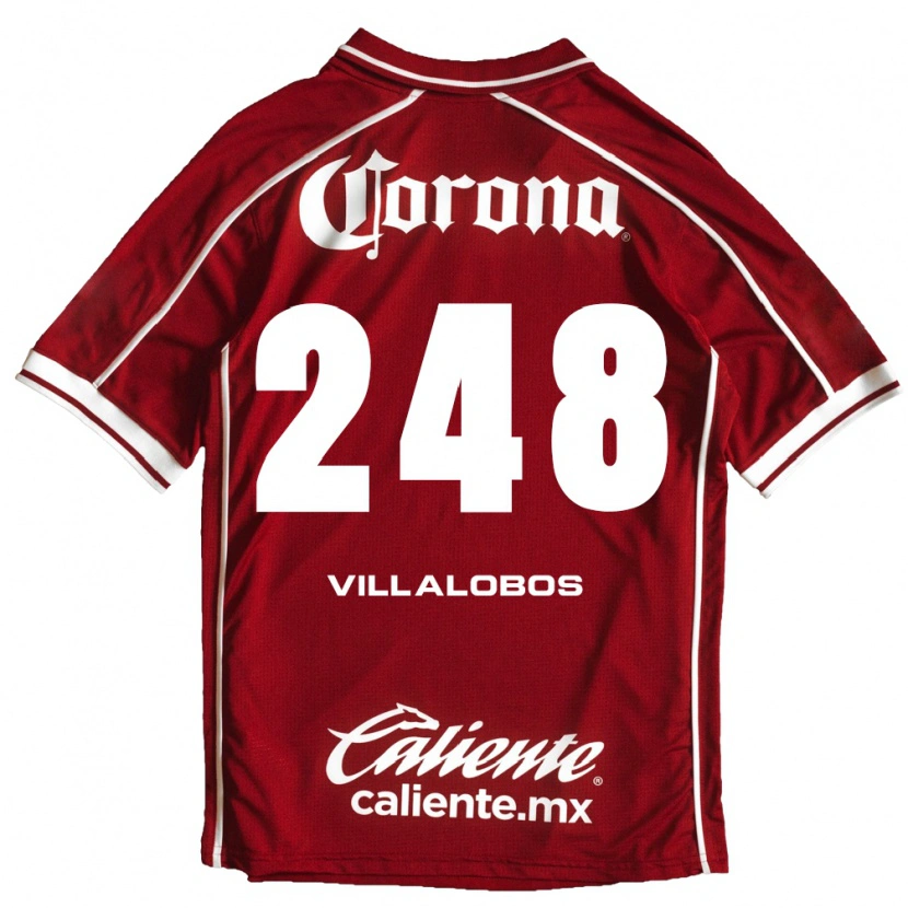Danxen Criança Camisola José Villalobos #248 Branco Vermelho Principal 2026/27 Camisa