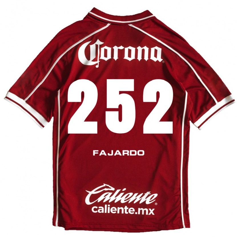 Danxen Criança Camisola Rafael Fajardo #252 Branco Vermelho Principal 2026/27 Camisa