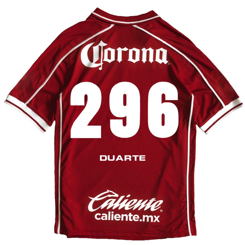 Danxen Criança Camisola Saúl Duarte #296 Branco Vermelho Principal 2026/27 Camisa