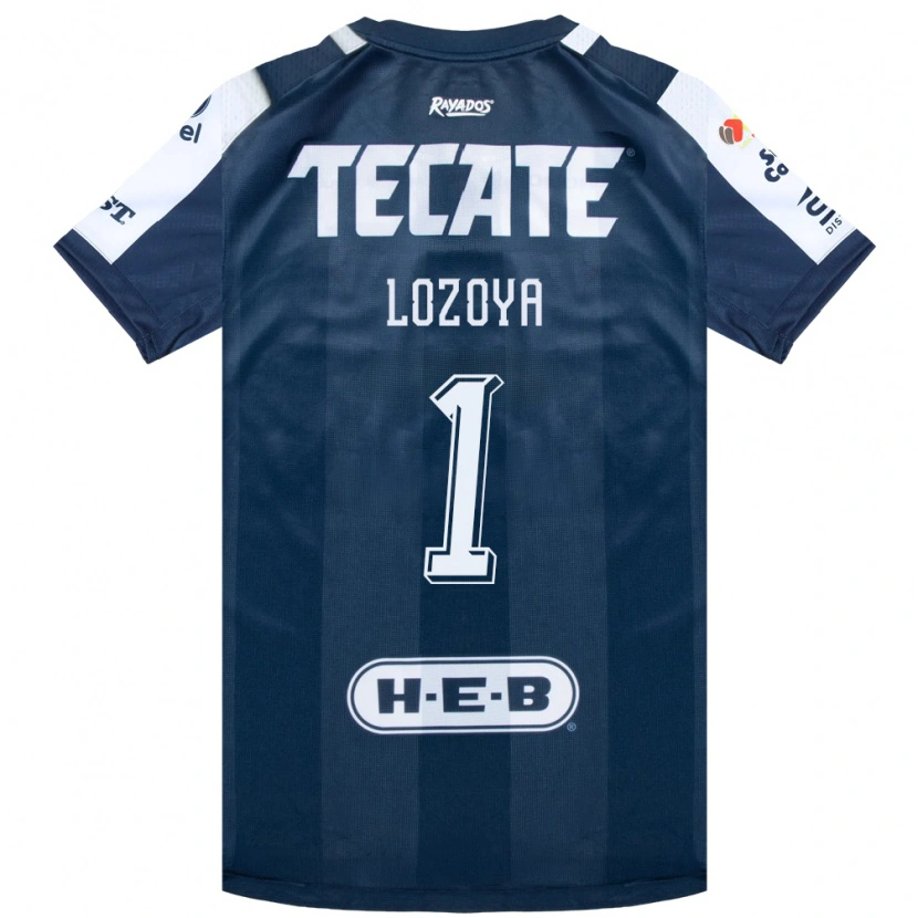 Danxen Criança Camisola Claudia Lozoya #1 Azul Tinta Branco Vermelho Principal 2026/27 Camisa