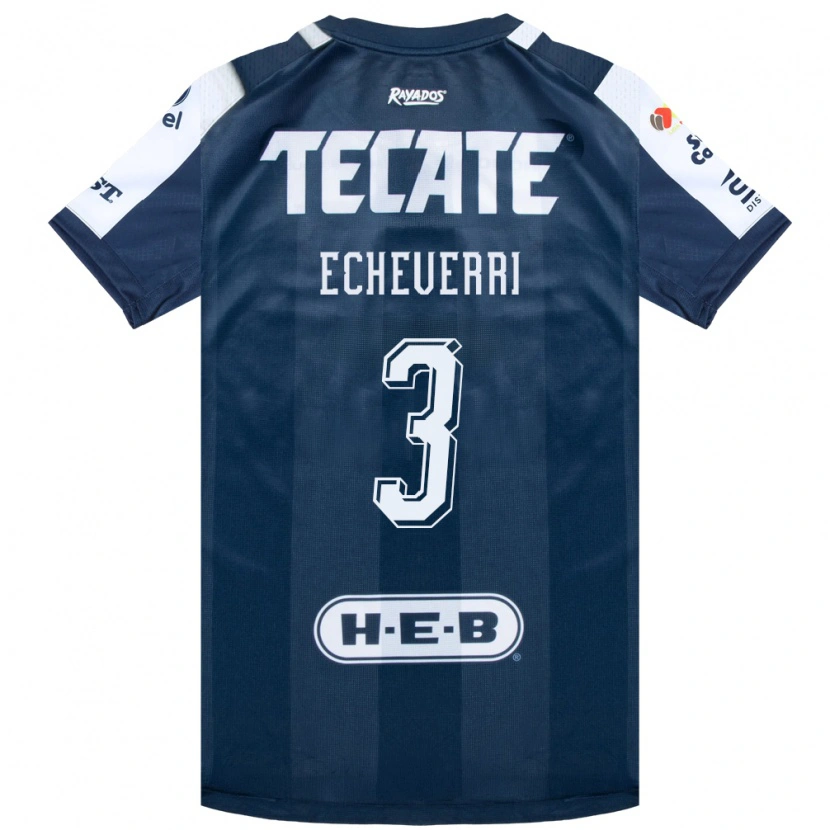 Danxen Criança Camisola Isabella Echeverri #3 Azul Tinta Branco Vermelho Principal 2026/27 Camisa