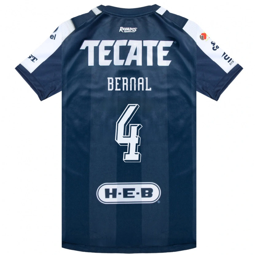 Danxen Criança Camisola Rebeca Bernal #4 Azul Tinta Branco Vermelho Principal 2026/27 Camisa