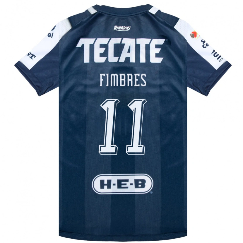 Danxen Criança Camisola Iker Fimbres #11 Azul Tinta Branco Vermelho Principal 2026/27 Camisa