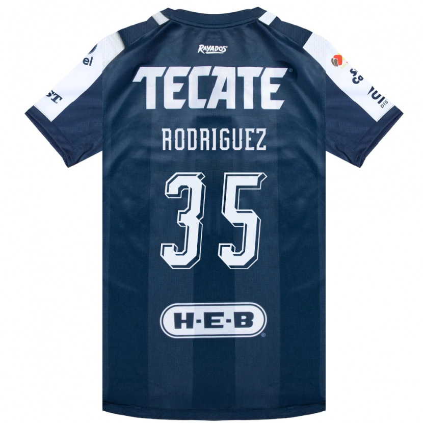 Danxen Criança Camisola Sebastián Rodríguez #35 Azul Tinta Branco Vermelho Principal 2026/27 Camisa