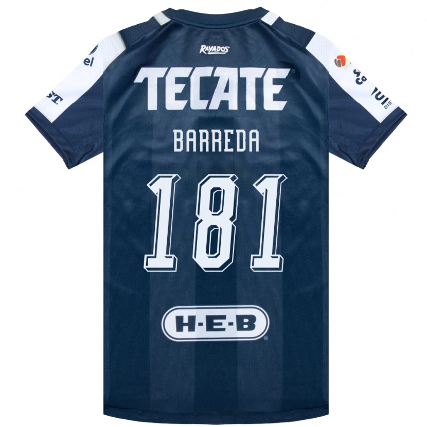 Danxen Criança Camisola Dimas Barreda #181 Azul Tinta Branco Vermelho Principal 2026/27 Camisa