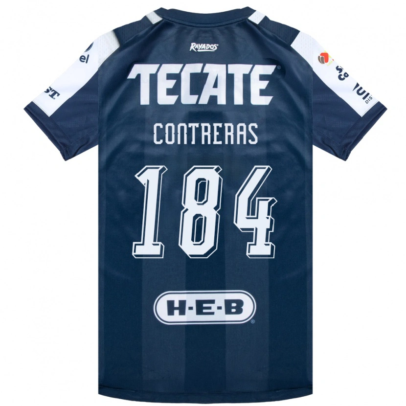 Danxen Criança Camisola Óscar Contreras #184 Azul Tinta Branco Vermelho Principal 2026/27 Camisa