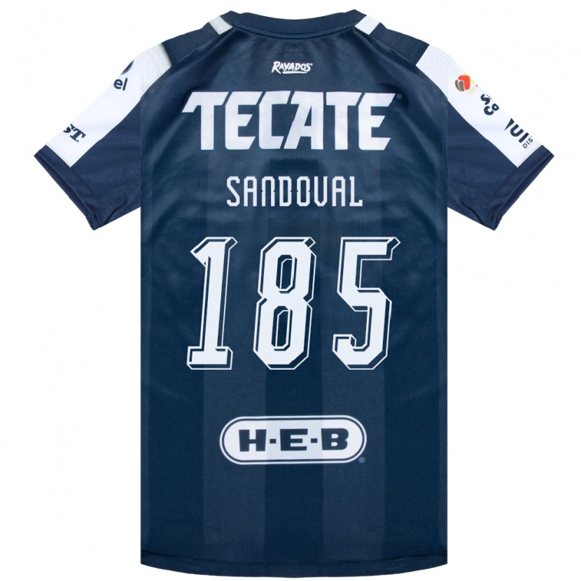 Danxen Criança Camisola Misael Sandoval #185 Azul Tinta Branco Vermelho Principal 2026/27 Camisa