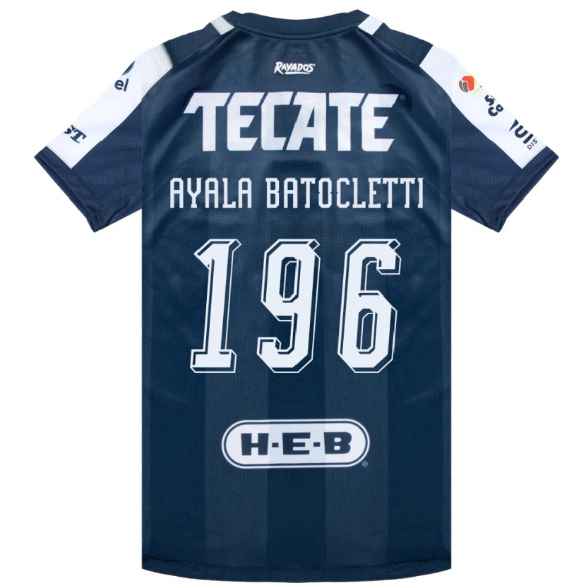 Danxen Criança Camisola Nahuel Ayala Batocletti #196 Azul Tinta Branco Vermelho Principal 2026/27 Camisa