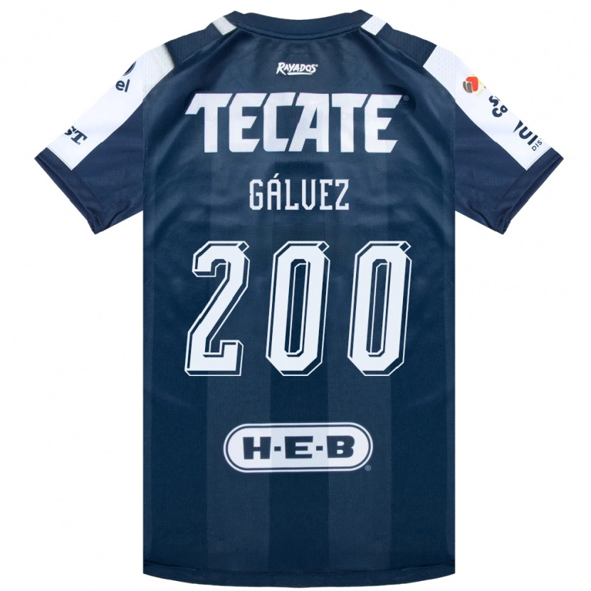 Danxen Criança Camisola Omar Gálvez #200 Azul Tinta Branco Vermelho Principal 2026/27 Camisa