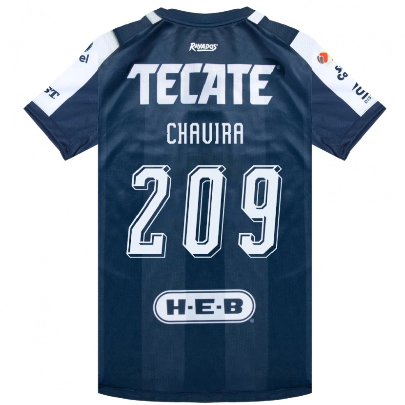 Danxen Criança Camisola Diego Chavira #209 Azul Tinta Branco Vermelho Principal 2026/27 Camisa