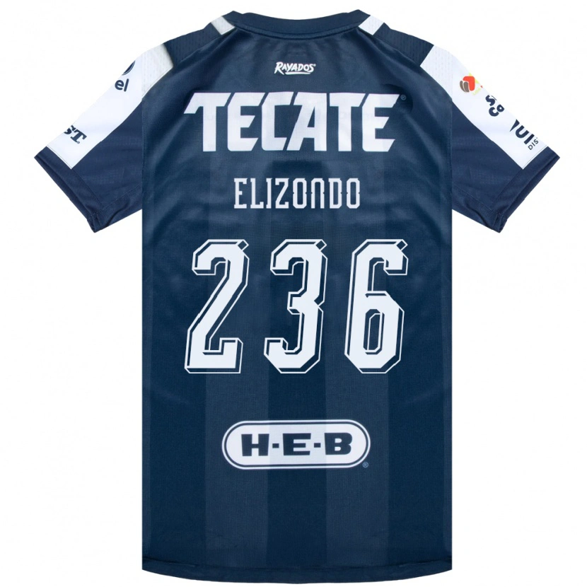 Danxen Criança Camisola Javier Elizondo #236 Azul Tinta Branco Vermelho Principal 2026/27 Camisa