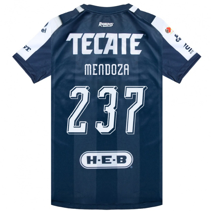 Danxen Criança Camisola José Mendoza #237 Azul Tinta Branco Vermelho Principal 2026/27 Camisa