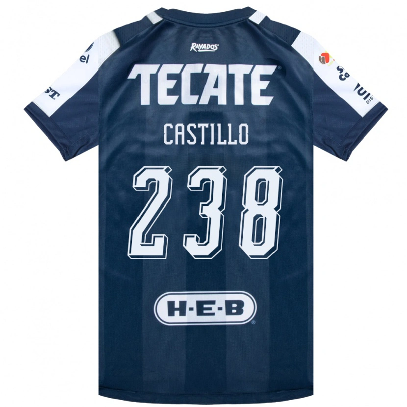 Danxen Criança Camisola Juan Castillo #238 Azul Tinta Branco Vermelho Principal 2026/27 Camisa