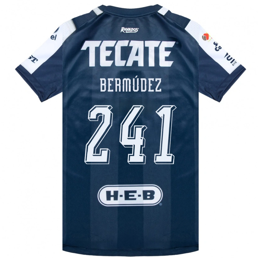Danxen Criança Camisola Santiago Bermúdez #241 Azul Tinta Branco Vermelho Principal 2026/27 Camisa