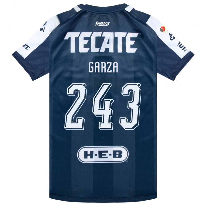 Danxen Criança Camisola Juan Garza #243 Azul Tinta Branco Vermelho Principal 2026/27 Camisa