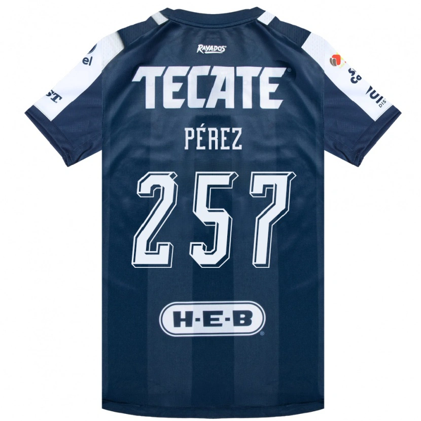Danxen Criança Camisola Anthony Pérez #257 Azul Tinta Branco Vermelho Principal 2026/27 Camisa