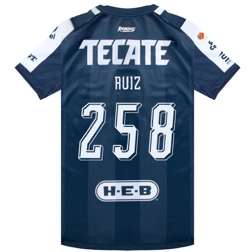 Danxen Criança Camisola Diego Ruiz #258 Azul Tinta Branco Vermelho Principal 2026/27 Camisa