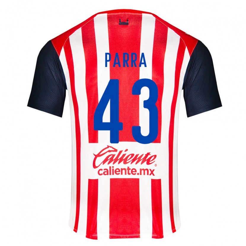 Danxen Criança Camisola Rodrigo Parra #43 Vermelho Preto Branco Principal 2026/27 Camisa