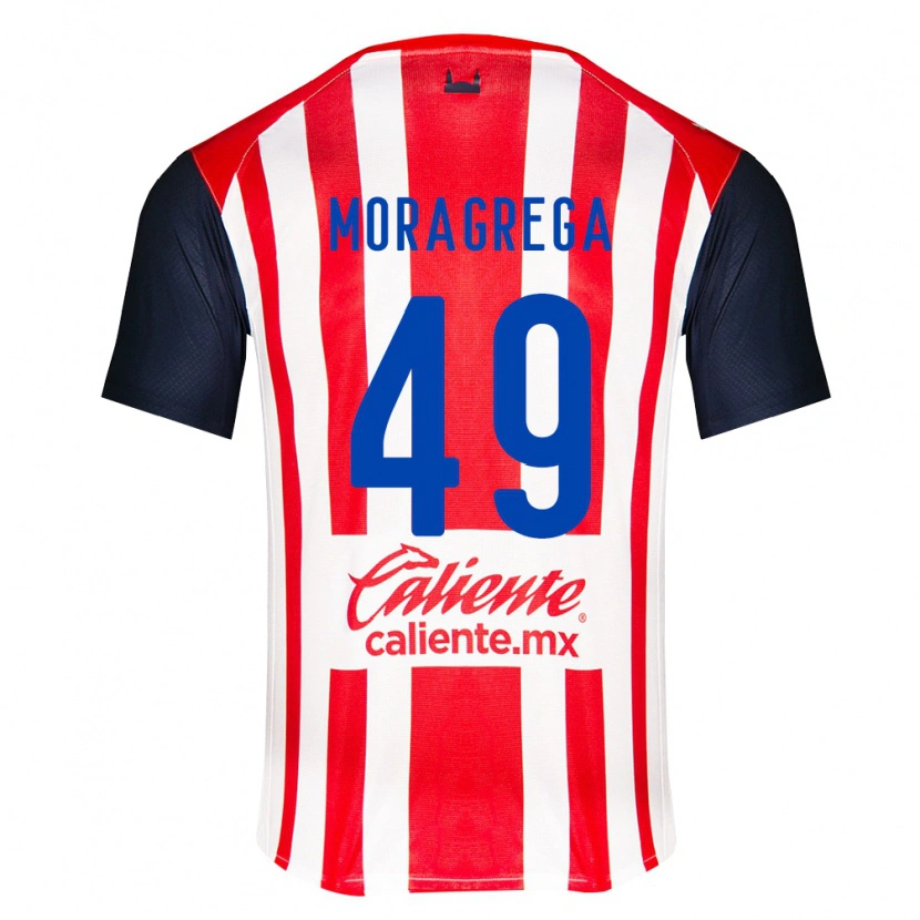 Danxen Criança Camisola Vladimir Moragrega #49 Vermelho Preto Branco Principal 2026/27 Camisa