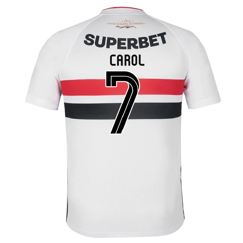 Danxen Criança Camisola Carol #7 Branco Vermelho Preto Principal 2026/27 Camisa